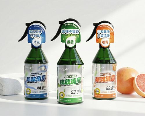 【Bruce Air】植萃淨味抑菌噴霧-無味_柚青_沐風--300ml