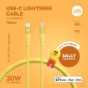 BF-LC01-SA-莎莉MFI PD-30W充電傳輸線1.2M (1)
